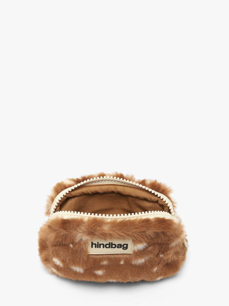 Portemonnee Hindbag Bruin faon FN ander zicht 1