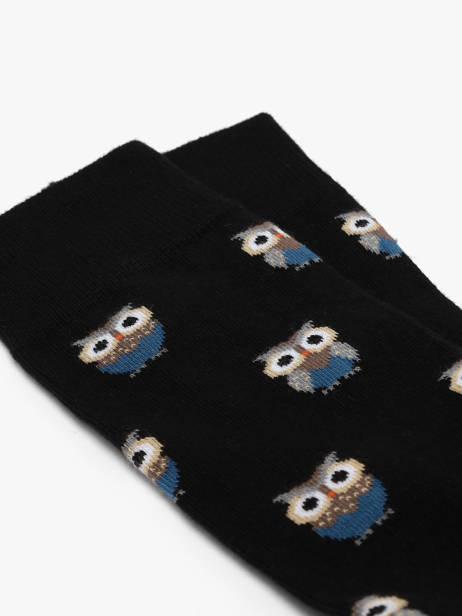 Chaussettes Besocks Noir socks men BEOWL vue secondaire 1
