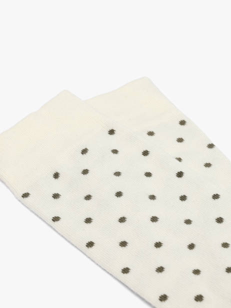 Chaussettes Besocks Beige socks women BEDOTS vue secondaire 1