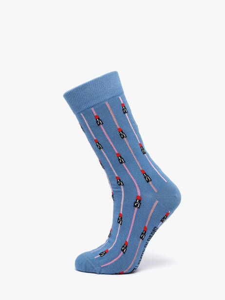 Chaussettes Besocks Bleu socks women LI