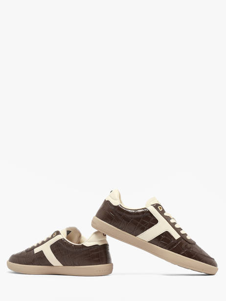 Sneakers En Cuir Tommy hilfiger Marron women 97730HK vue secondaire 2