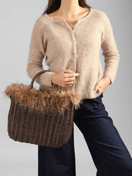 Mand M Doudou Met Patrijs Effect Le voyage en panier Beige doudou M ander zicht 1