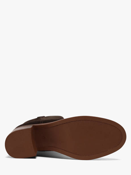 Laarzen Met Hak Uit Leder Another trend Bruin women 56321110 ander zicht 4