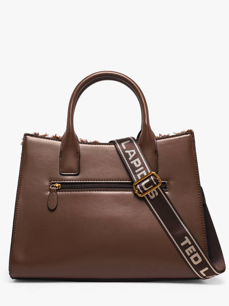 Handtas Margherita Ted lapidus Bruin margherita TLDD5471 ander zicht 3