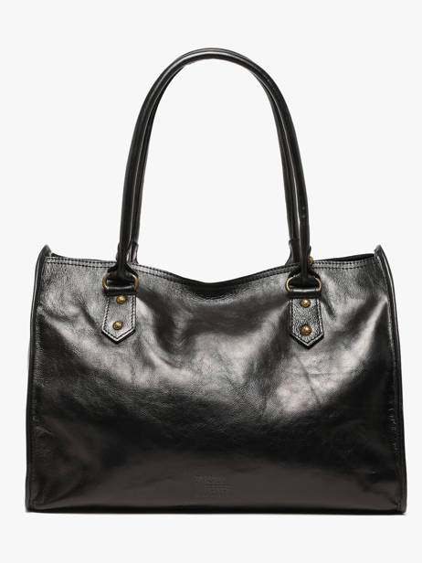 Sac Porté épaule Cow Shiny Cuir Basilic pepper Noir cow shiny BCOS31
