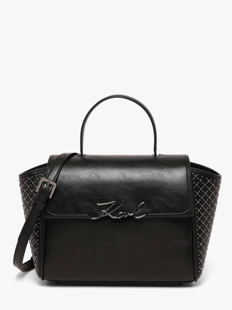 Handtas K Signature Karl lagerfeld Zwart k signature B4W30067