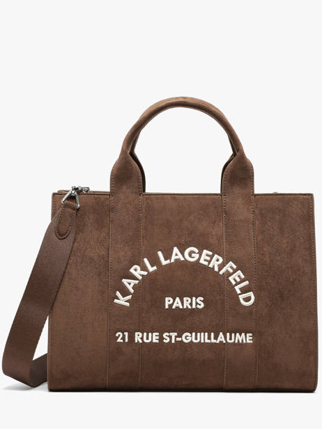 Sac Porté Main Rsg Karl lagerfeld Marron rsg B4W30373