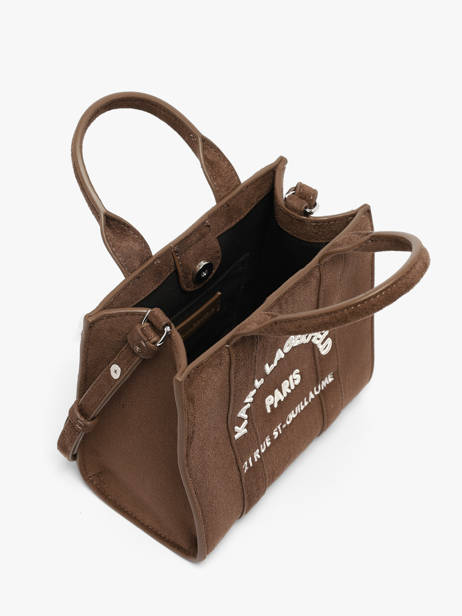 Sac Bandoulière Rsg Karl lagerfeld Marron rsg B4W30374 vue secondaire 3
