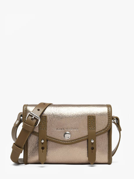 Cross Body Tas Mini Indispensable Éclipse Leder Paul marius Goud eclipse MINIECL