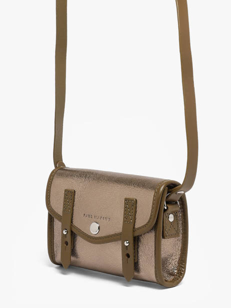 Cross Body Tas Mini Indispensable Éclipse Leder Paul marius Goud eclipse MINIECL ander zicht 1