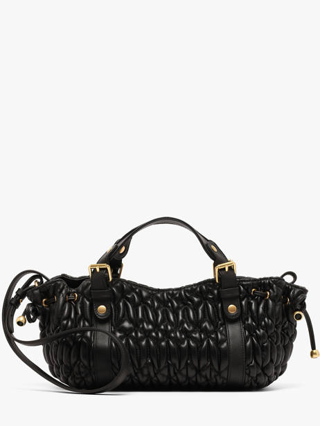 Cross Body Tas Matelasse Leder Gerard darel Zwart matelasse DESB2457 ander zicht 4