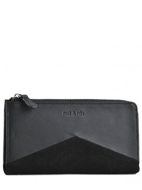 Portefeuille Leder Nat et nin Roze vintage LINN