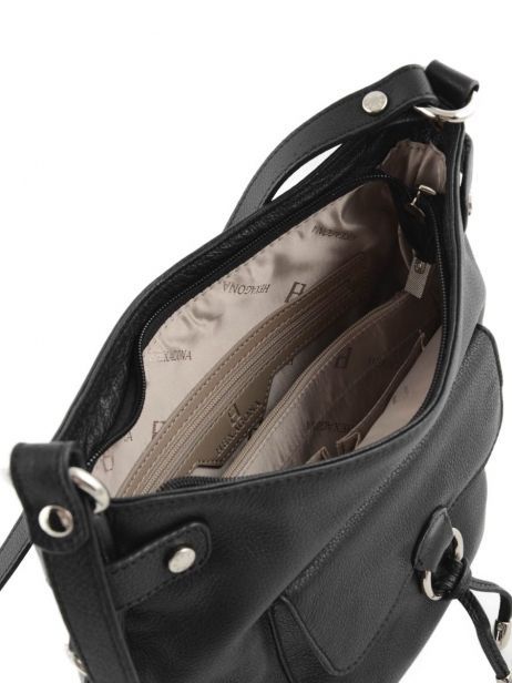 Cross Body Tas Confort Leder Hexagona Zwart confort 465005 ander zicht 6