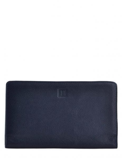 Porte-chéquier Confort Cuir Hexagona Bleu confort 467245