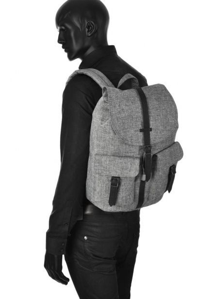 Rugzak 1 Compartiment + Pc 15'' Herschel Grijs classics 10233 ander zicht 2