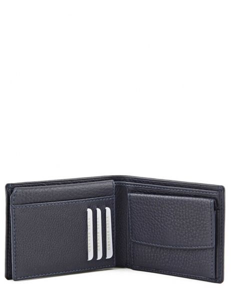 Portefeuille Leder Yves renard Blauw foulonne 2376 ander zicht 4