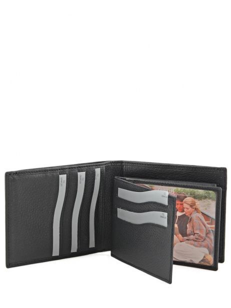 Portefeuille Leder Crinkles Zwart caviar 14023 ander zicht 3