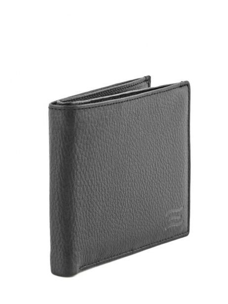 Portefeuille Leder Crinkles Zwart caviar 14023 ander zicht 1