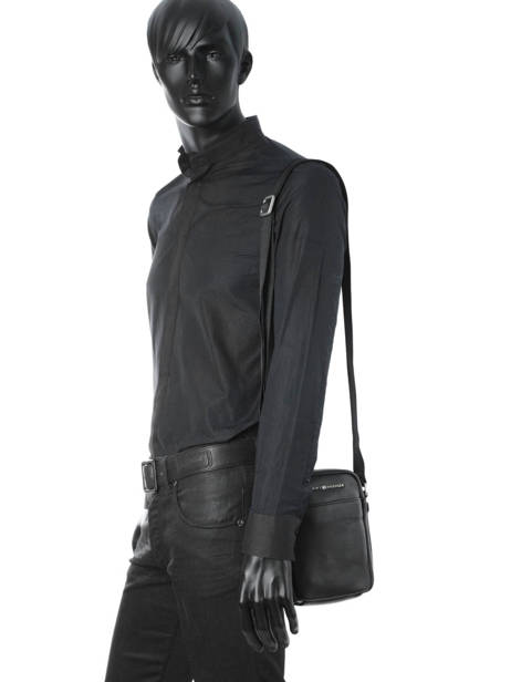 Sac Bandoulière Tommy hilfiger Noir th city AM01941 vue secondaire 2