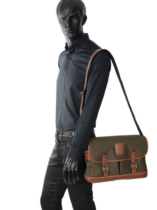 Longchamp Boxford Sac porté travers Vert