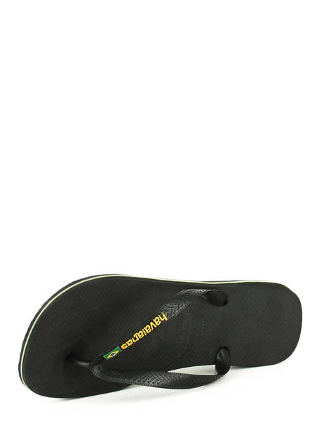 Tongs Brasil Logo Havaianas Noir men 4110850H vue secondaire 1