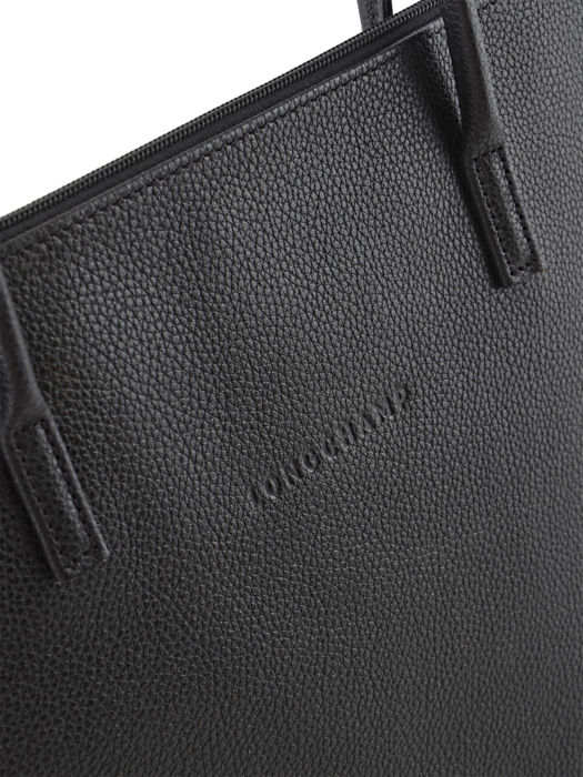 Longchamp Le foulonné Aktetas Zwart