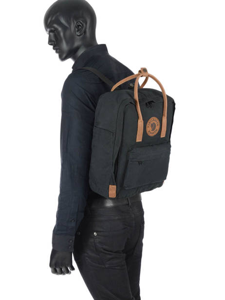 Sac à Dos Kånken 1 Compartiment Fjallraven Noir kanken n°2 23565 vue secondaire 2