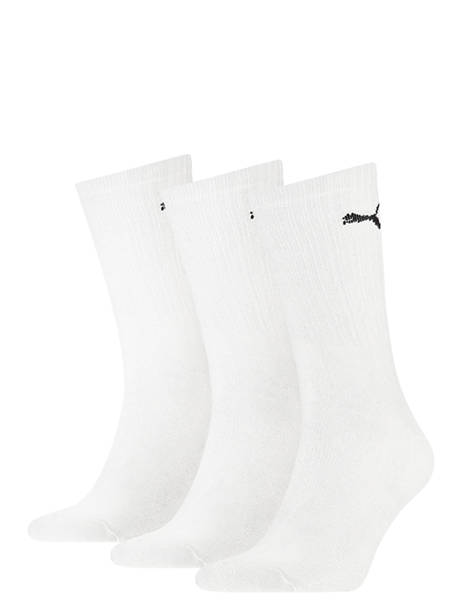 Lot De 3 Paires De Chaussettes Puma Blanc socks 7312