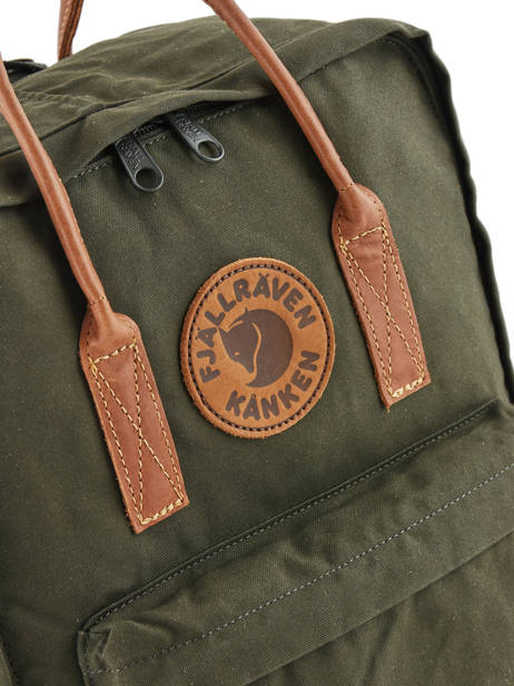 Rugzak Kånken 1 Compartiment Fjallraven Groen kanken n°2 23565 ander zicht 1