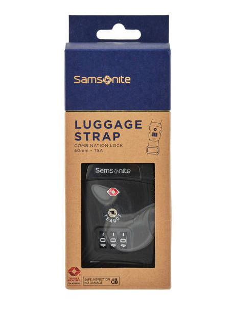 Bagageriem Samsonite Zwart global ta C01057 ander zicht 1