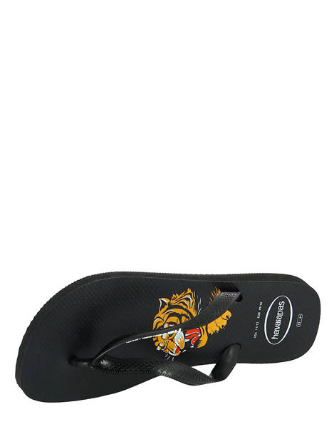 Tongs Brasil Logo Havaianas Noir men 4110850H vue secondaire 4