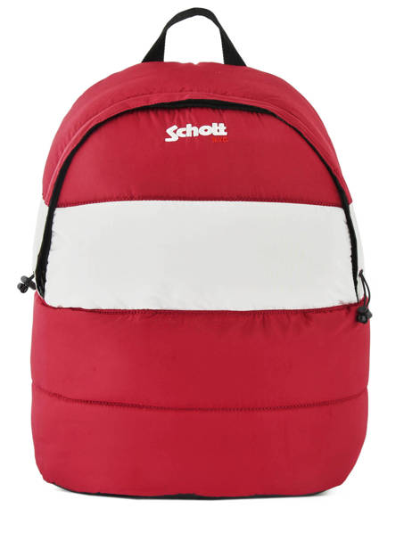 Sac à Dos 1 Compartiment Schott Rouge downbag 62714