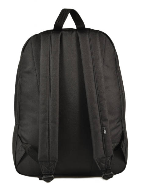 Sac à Dos 1 Compartiment + Pc 15'' Vans Noir backpack men VN0A3I6R vue secondaire 3