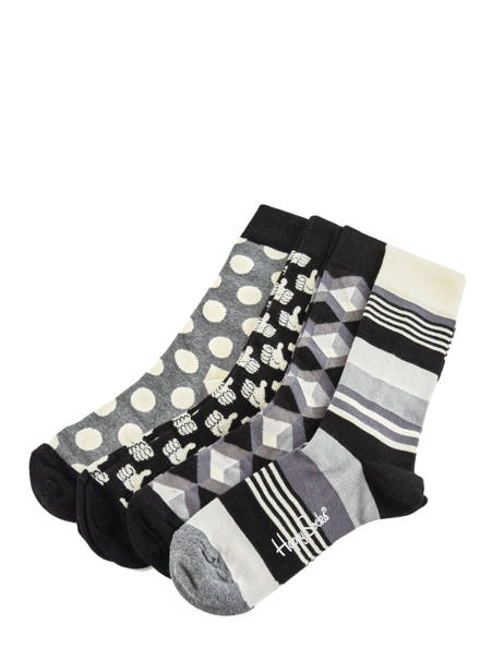 Set Van 4 Paar Sokken  Happy socks Veelkleurig pack XBLW09 ander zicht 2