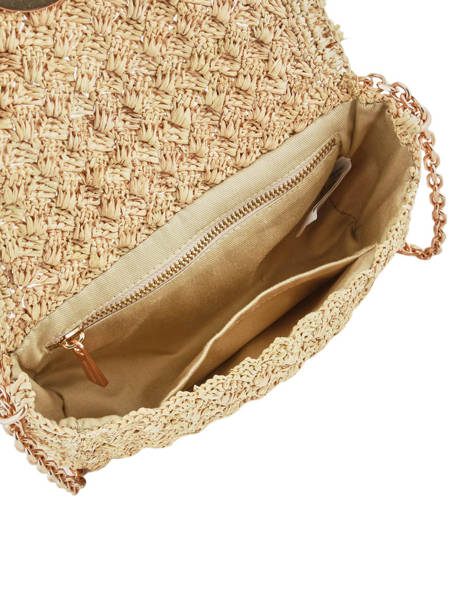 Cross Body Tas Moon Raffia Vanessa bruno Beige moon raphia 73V40533 ander zicht 4