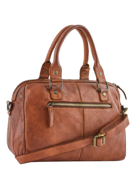 Handtas Heritage Leder Biba Bruin heritage BT1 ander zicht 3