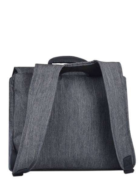 Boekentas 2 Compartimenten Kipling Blauw back to school 21092 ander zicht 3