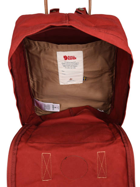 Sac à Dos Kånken 1 Compartiment Fjallraven Rouge kanken n°2 23565 vue secondaire 5