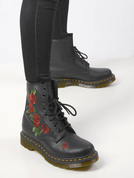 1460 Vonda Boots Uit Leder Dr martens Zwart women 24722001 ander zicht 2