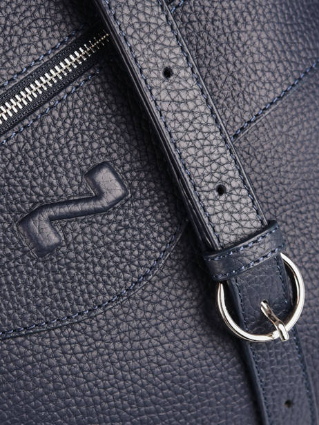 Sac Bandoulière Polo Cuir Nathan baume Bleu n city 7 vue secondaire 1