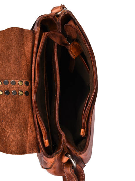 Cross Body Tas Heritage Leder Biba Bruin heritage HAK2L ander zicht 4
