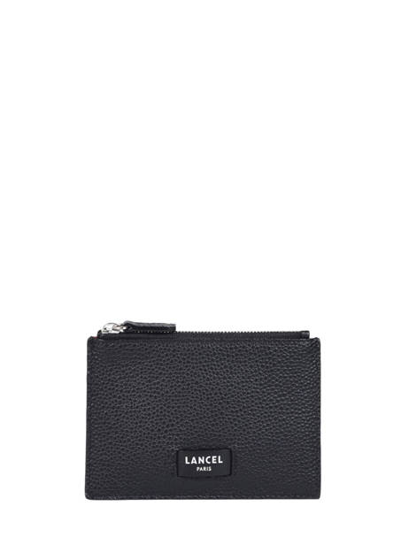 Porte-cartes Zippé L Ninon Cuir Lancel Noir ninon A10537