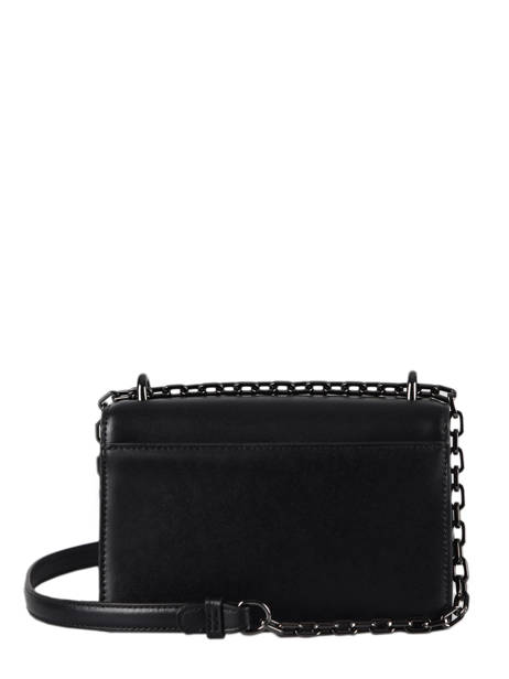 Sac Bandoulière K Signature Cuir K Signature Cuir Karl lagerfeld Noir k signature 205W3005 vue secondaire 3