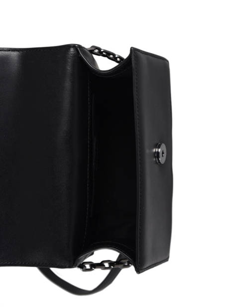 Sac Bandoulière K Signature Cuir K Signature Cuir Karl lagerfeld Noir k signature 205W3005 vue secondaire 4
