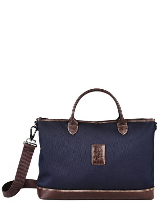 Longchamp Boxford Aktetas Blauw