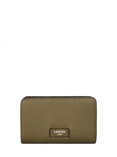 Portefeuille Met Rits Ninon Leder Lancel Groen ninon A11123