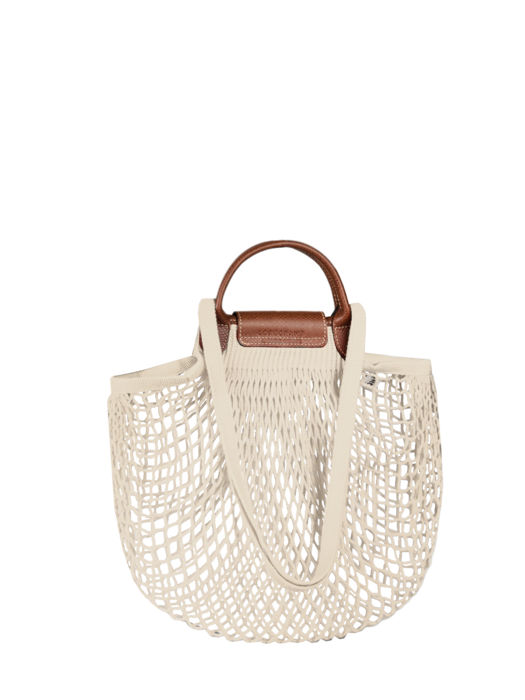 Longchamp Le pliage filet Besace Beige