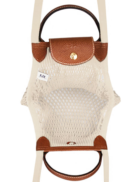 Longchamp Le pliage filet Handtas Beige