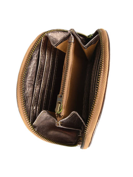 Leportefeuille Manon Cuir Paul marius Marron vintage MANON vue secondaire 1