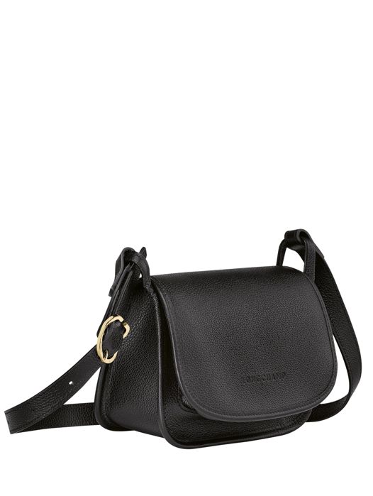 Longchamp Le foulonné Sac porté travers Noir